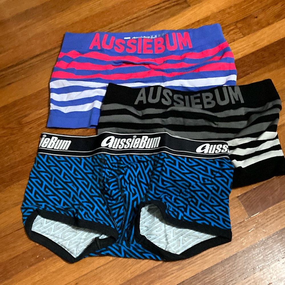 Three pair of Aussie bum briefs